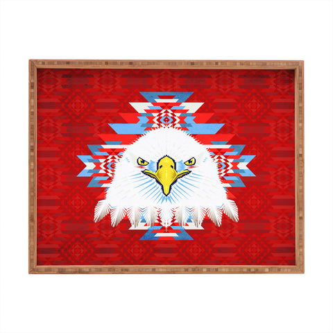 Chobopop American Flag Eagle Rectangular Tray