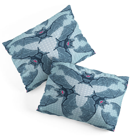 Chobopop Geometric Bat Pattern Pillow Shams