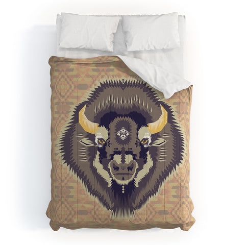 Chobopop Geometric Bison 1 Comforter