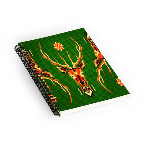 Chobopop Geometric Deer Spiral Notebook