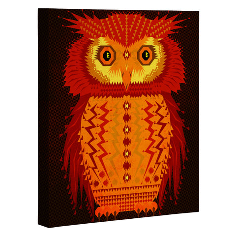 Chobopop Geometric Owl Art Canvas