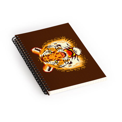Chobopop Geometric Tiger Spiral Notebook