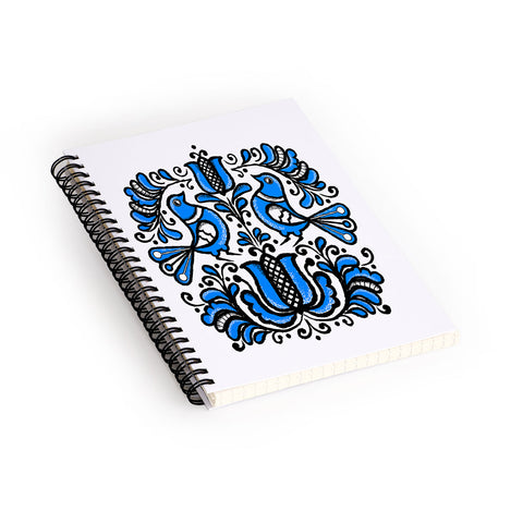 Chobopop Korond Folk Art Spiral Notebook