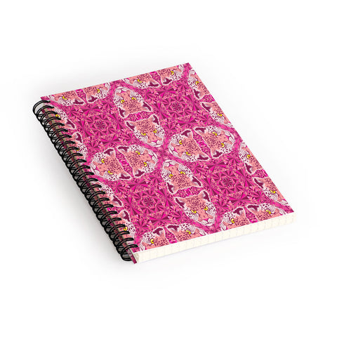 Chobopop Pink Panther Pattern Spiral Notebook