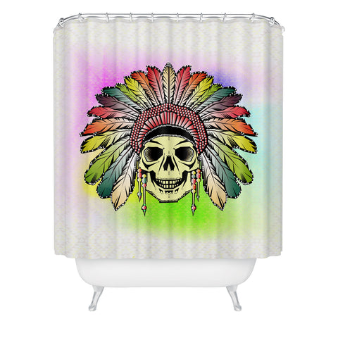 Chobopop Rainbow Warrior Shower Curtain