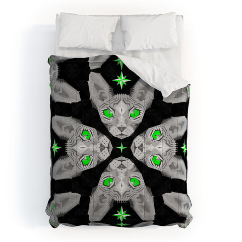 Chobopop Shynx Cat Green Eyes Comforter