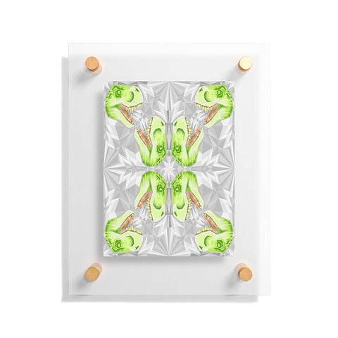 Chobopop Trex Ice Pattern Floating Acrylic Print