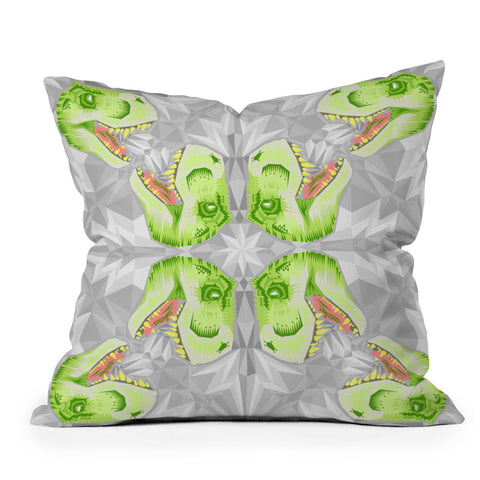 Chobopop Trex Ice Pattern Throw Pillow