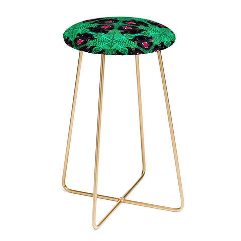 Chobopop Tropical Gothic Pattern Counter Stool
