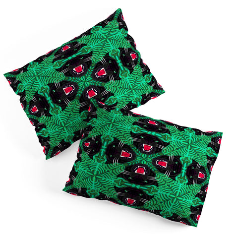 Chobopop Tropical Gothic Pattern Pillow Shams