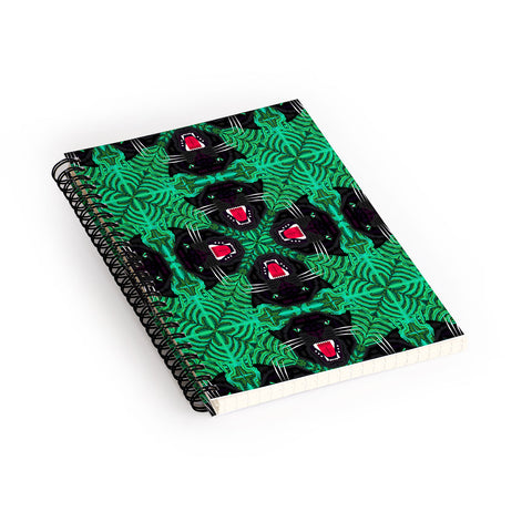 Chobopop Tropical Gothic Pattern Spiral Notebook