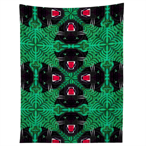 Chobopop Tropical Gothic Pattern Tapestry