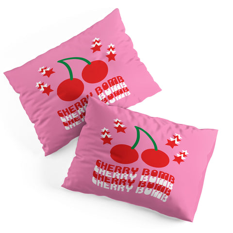 Circa78Designs Cherry Bomb Pillow Shams