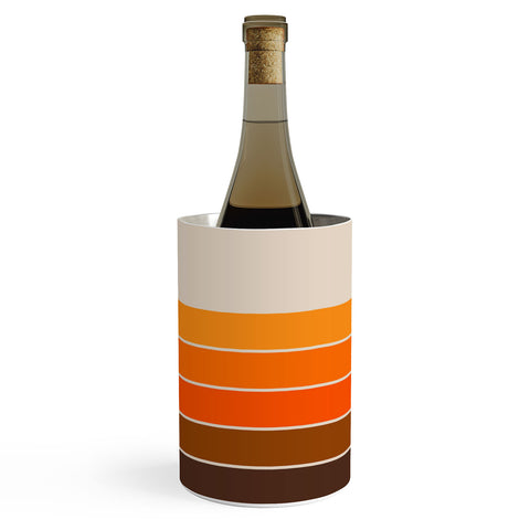 Circa78Designs Golden Spring Stripes Wine Chiller