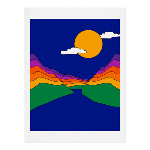 Circa78Designs Rainbow Ravine Art Print
