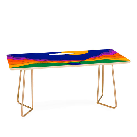 Circa78Designs Rainbow Ravine Coffee Table