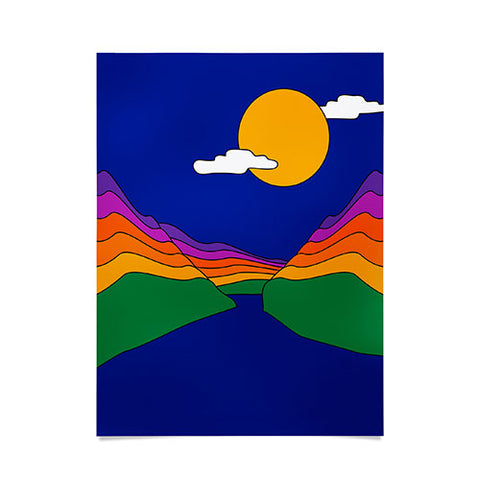 Circa78Designs Rainbow Ravine Poster