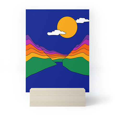 Circa78Designs Rainbow Ravine Mini Art Print