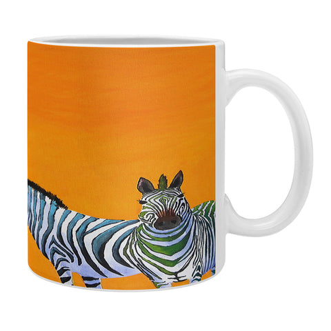 Clara Nilles Candy Stripe Zebras Coffee Mug