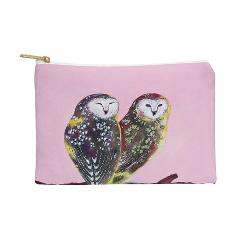 Clara Nilles Chocolate Mint Chip Owls Pouch