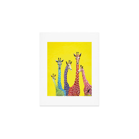 Clara Nilles Jellybean Giraffes Art Print