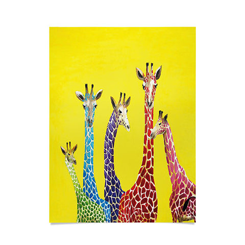 Clara Nilles Jellybean Giraffes Poster