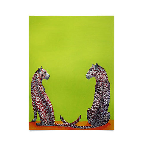 Clara Nilles Leopard Lovers Poster