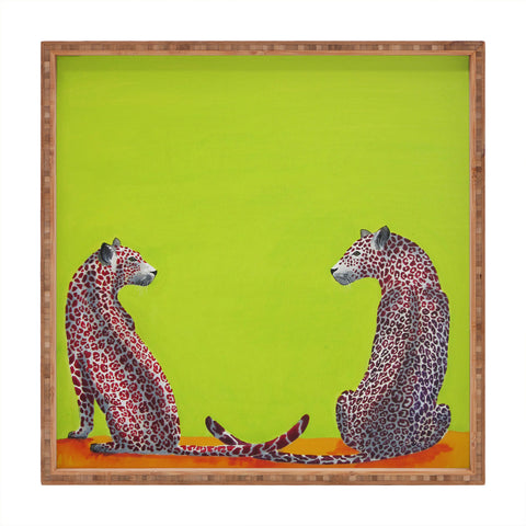 Clara Nilles Leopard Lovers Square Tray
