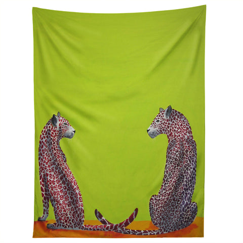 Clara Nilles Leopard Lovers Tapestry