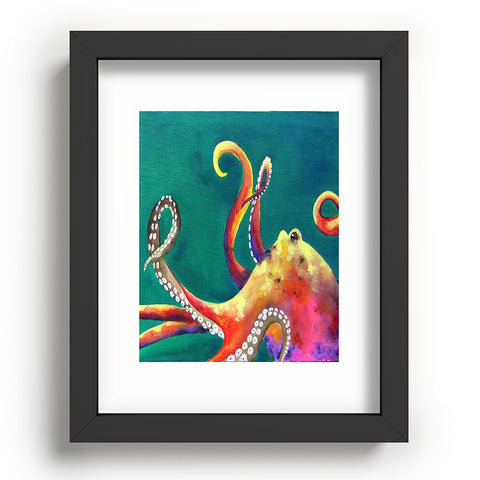 Clara Nilles Mardi Gras Octopus Recessed Framing Rectangle