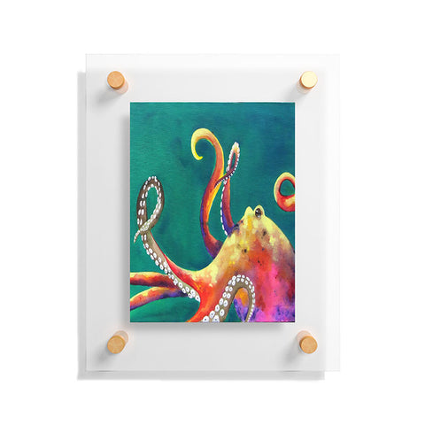 Clara Nilles Mardi Gras Octopus Floating Acrylic Print