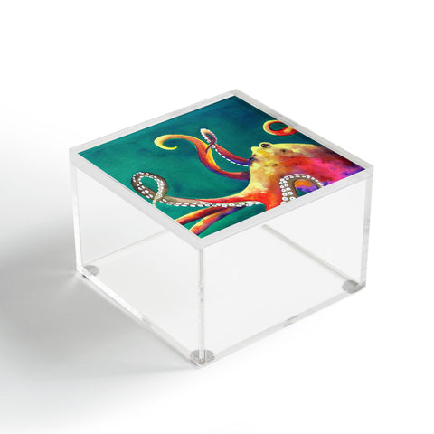 Clara Nilles Mardi Gras Octopus Acrylic Box