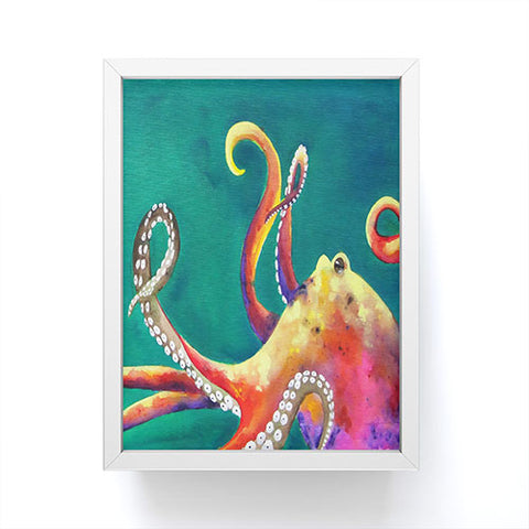 Clara Nilles Mardi Gras Octopus Framed Mini Art Print