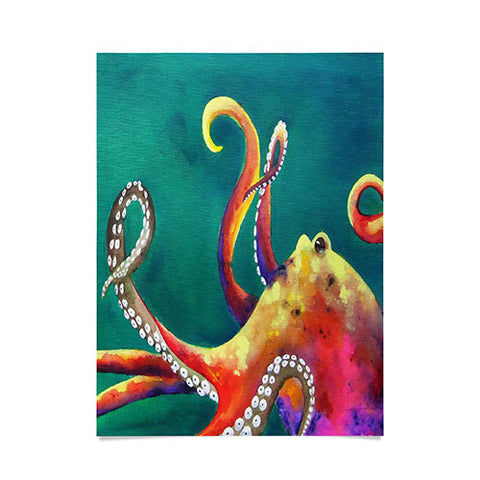 Clara Nilles Mardi Gras Octopus Poster
