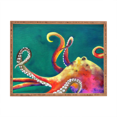 Clara Nilles Mardi Gras Octopus Rectangular Tray