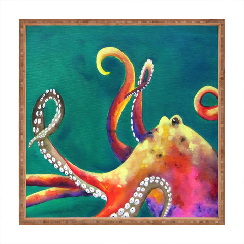 Clara Nilles Mardi Gras Octopus Square Tray