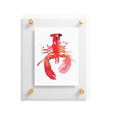 CMYKaren Lobster Floating Acrylic Print