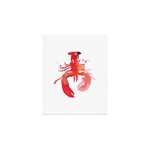 CMYKaren Lobster Art Print