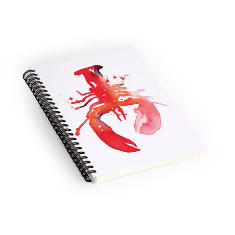 CMYKaren Lobster Spiral Notebook