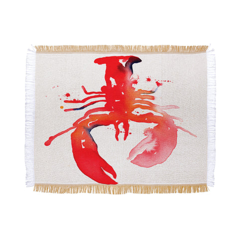CMYKaren Lobster Throw Blanket