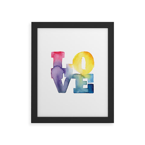 CMYKaren Love 4 Framed Art Print