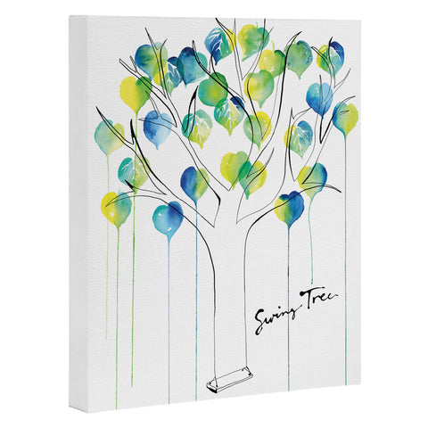 CMYKaren Swing Tree Art Canvas