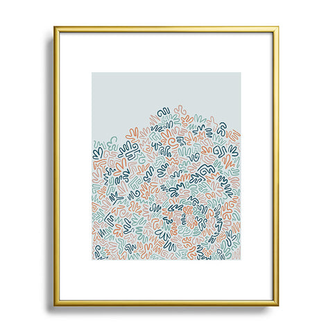 CoastL Studio Coral Reef I Metal Framed Art Print