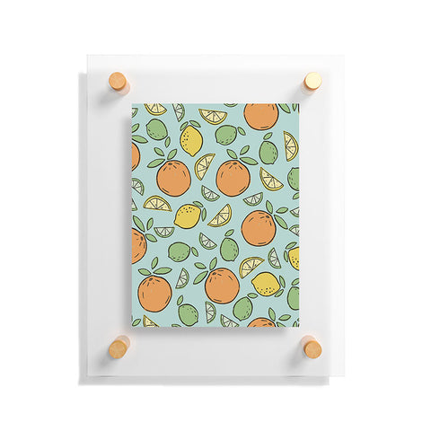 CoastL Studio Summer Citrus Floating Acrylic Print