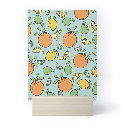 CoastL Studio Summer Citrus Mini Art Print