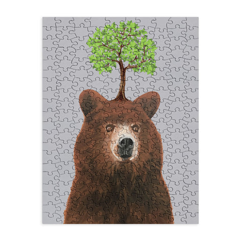 Coco de Paris A brown bear with a tree Puzzle