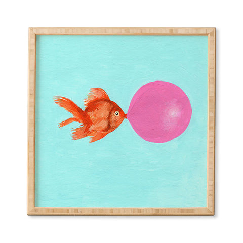 Coco de Paris A bubblegum goldfish Framed Wall Art