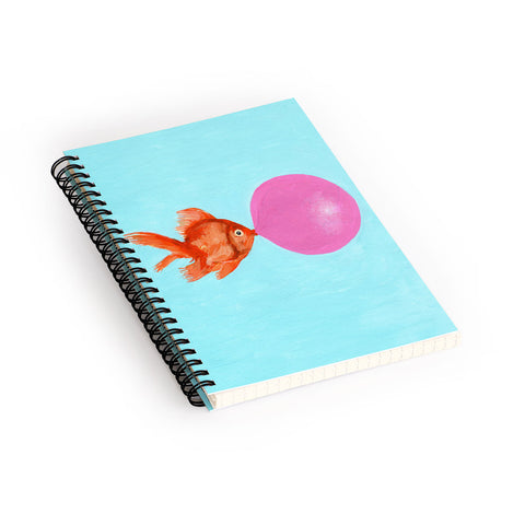 Coco de Paris A bubblegum goldfish Spiral Notebook