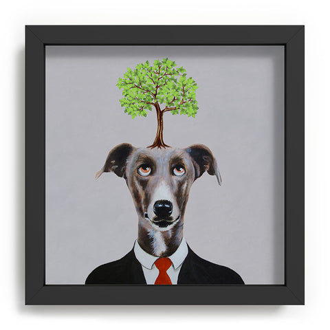 Coco de Paris A greyhound with a tree Recessed Framing Square