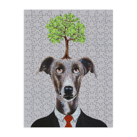 Coco de Paris A greyhound with a tree Puzzle